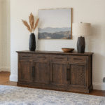 levillle buffet 91" 4 doors w/ drawers
