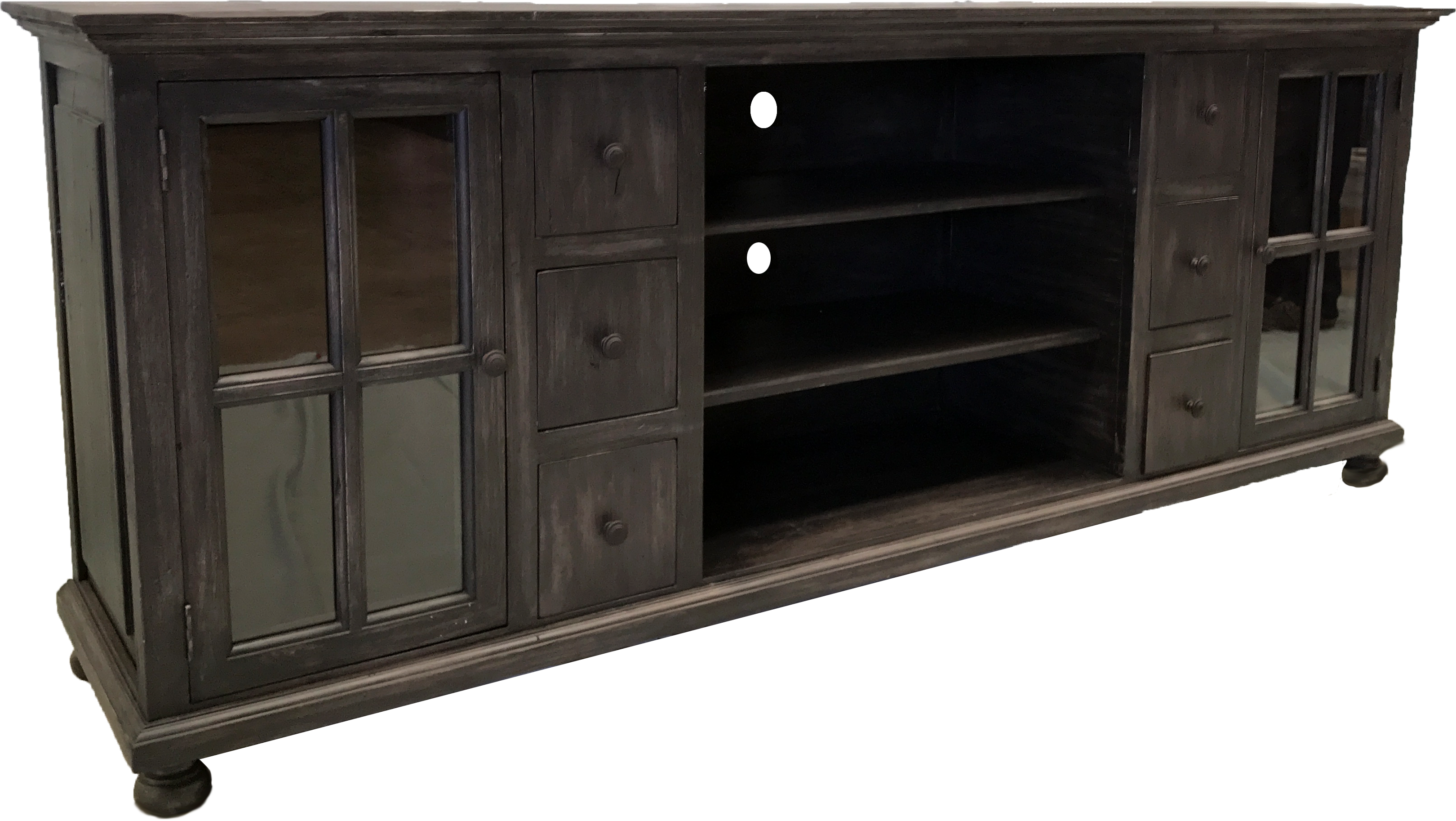kristen tv console w/french doors