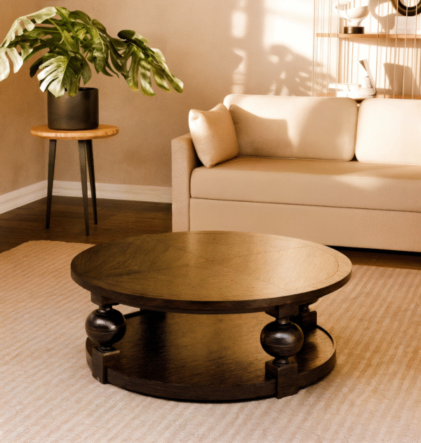 paris round coffee table 60" diameter