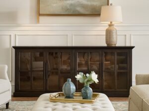 leville buffet w/french doors