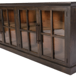 leville buffet w/french doors