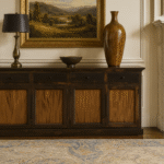 leville buffet w/parota doors & drawers