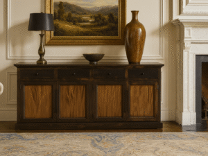 leville buffet w/parota doors & drawers