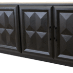 geometric tv console
