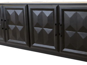 geometric tv console