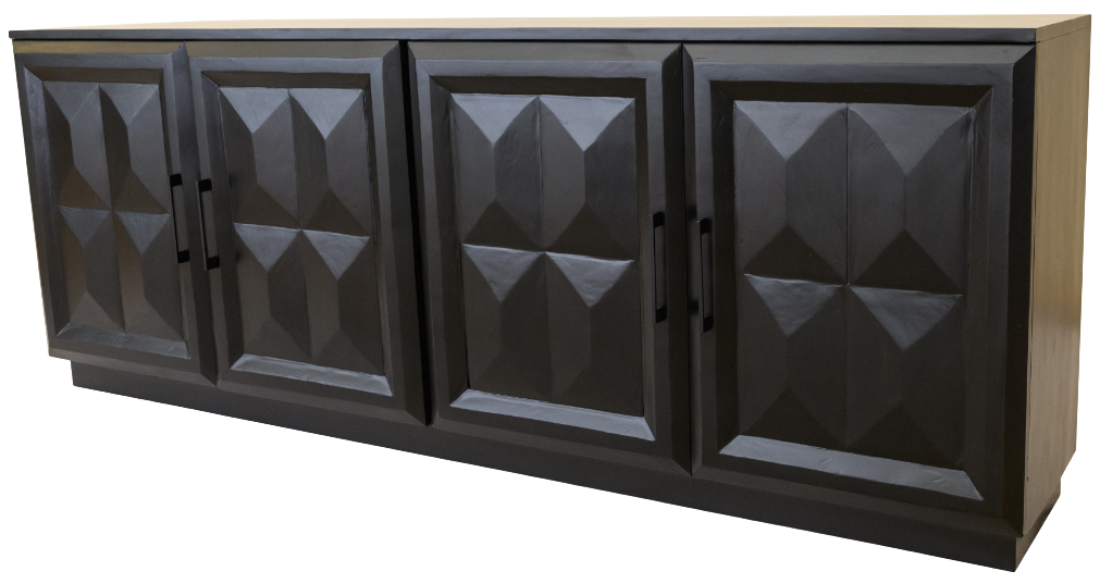 Geometric TV Console